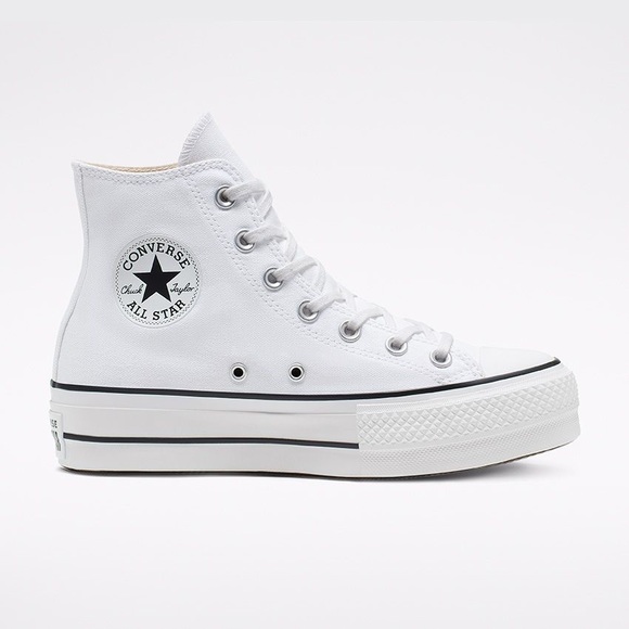 Converse Shoes - Converse White Platform Chuck Taylor - Size 7